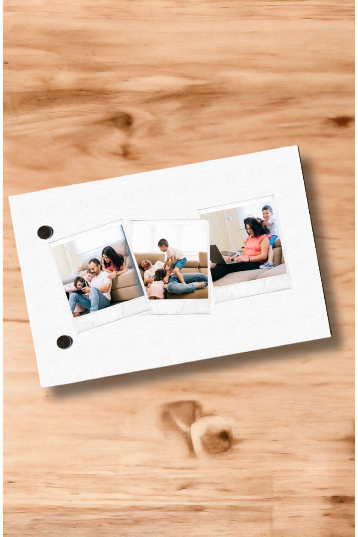 Kişiye özel flipbook aile zamanı temalı 20 sayfa fotoğraf albümü