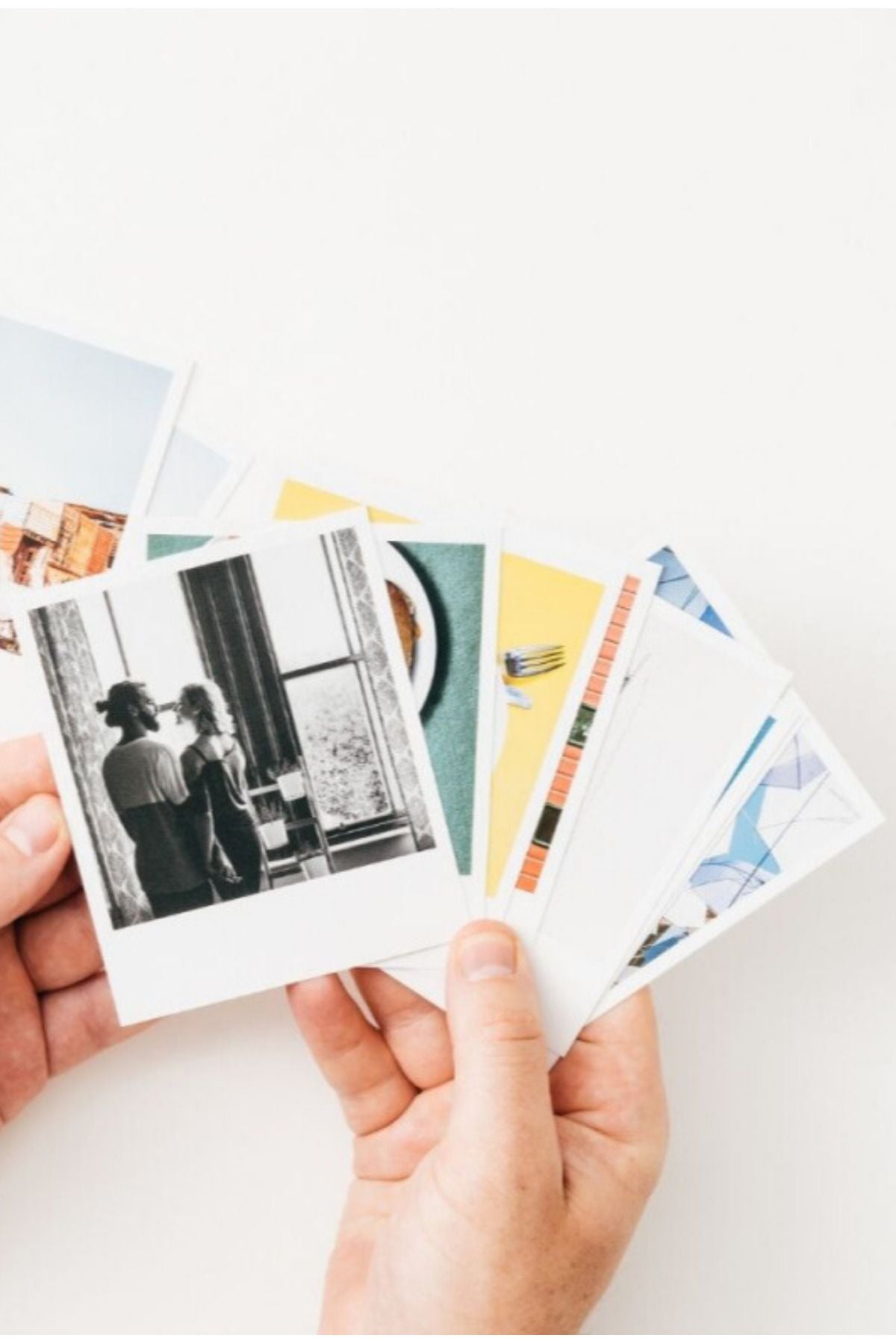 polaroid tarzı 7.5x10 cm kişiye özel fotoğraf baskısı