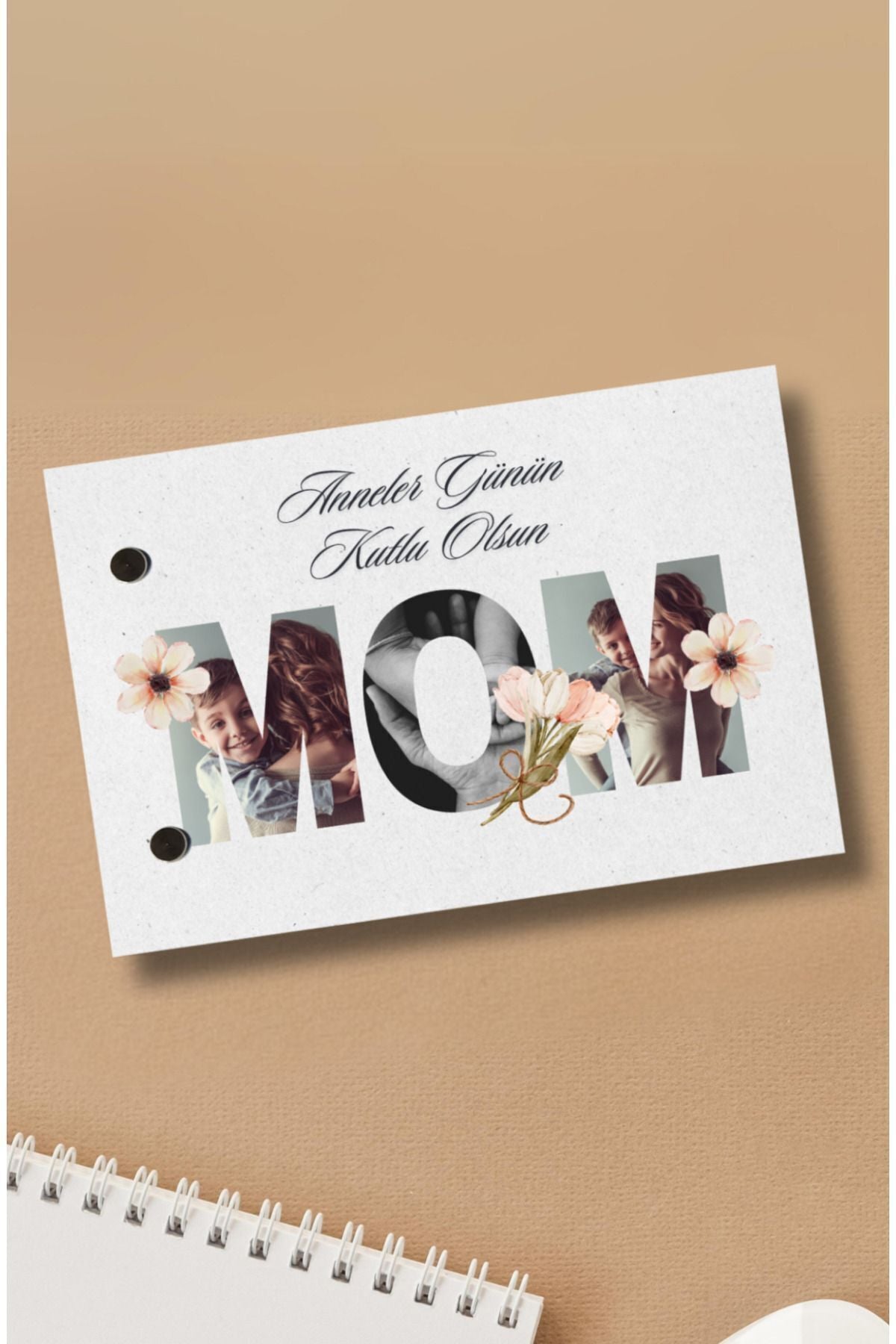 Anneler Günü için kişiye özel fotoğraf albümü – flipbook tasarımı