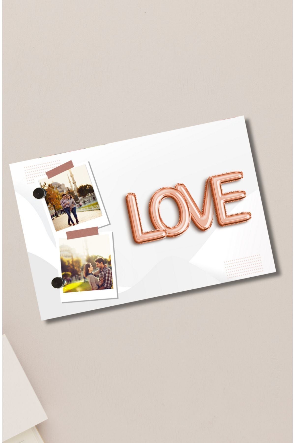 Flipbook balon temalı 20 sayfa fotoğraf albümü iç sayfa