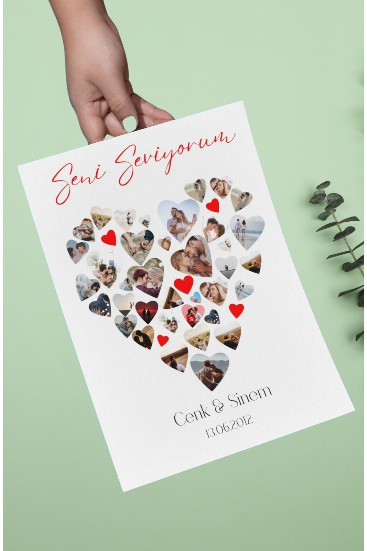 minik 37 adet a4 boyutunda sevgiliye hediye fotoğraf baskı