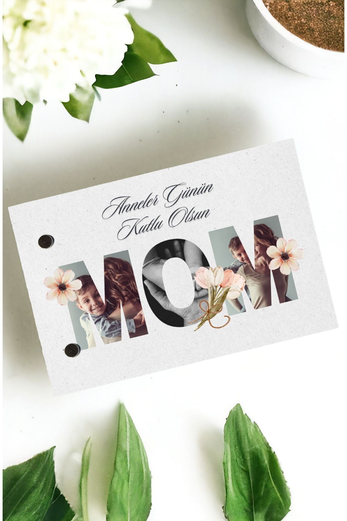 Kişiye Özel Flipbook Anneler Günü Temalı 20 Sayfa Fotoğraf Albümü (10x15 cm ) - MementoBoxes