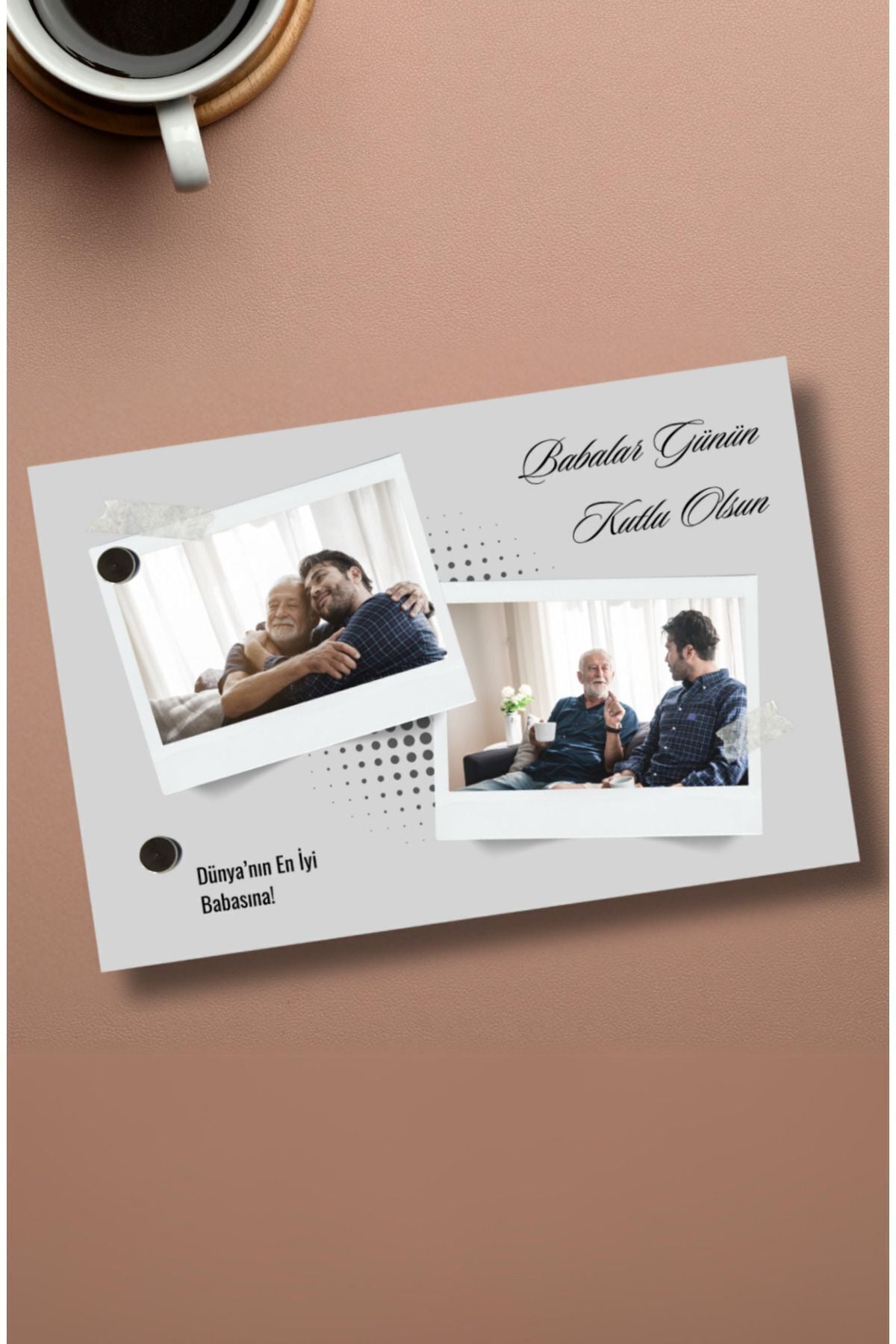 Kişiye Özel Flipbook Babalar Günü Temalı 20 Sayfa Fotoğraf Albümü (10x15 cm ) - MementoBoxes