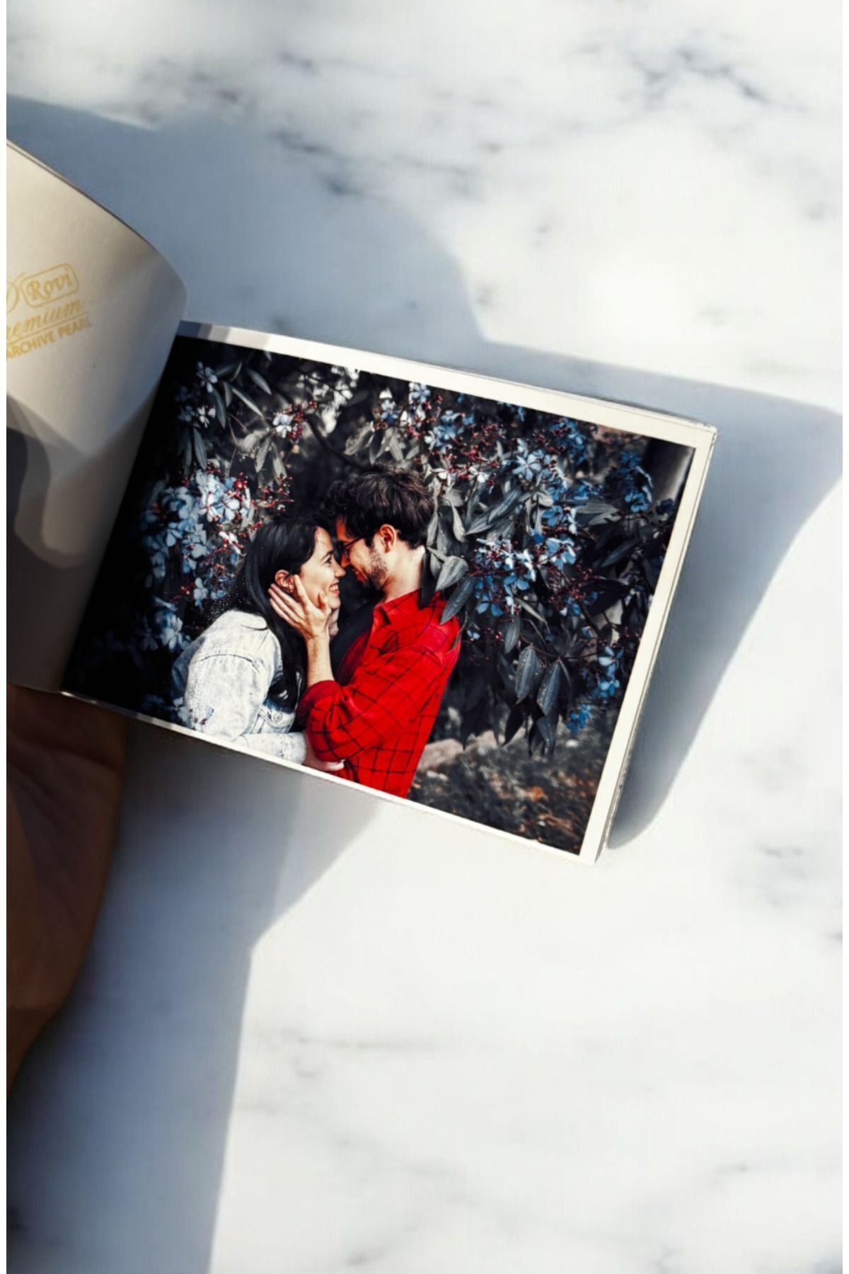 Flipbook 20 sayfa kişiye özel fotoğraf albümü iç sayfa