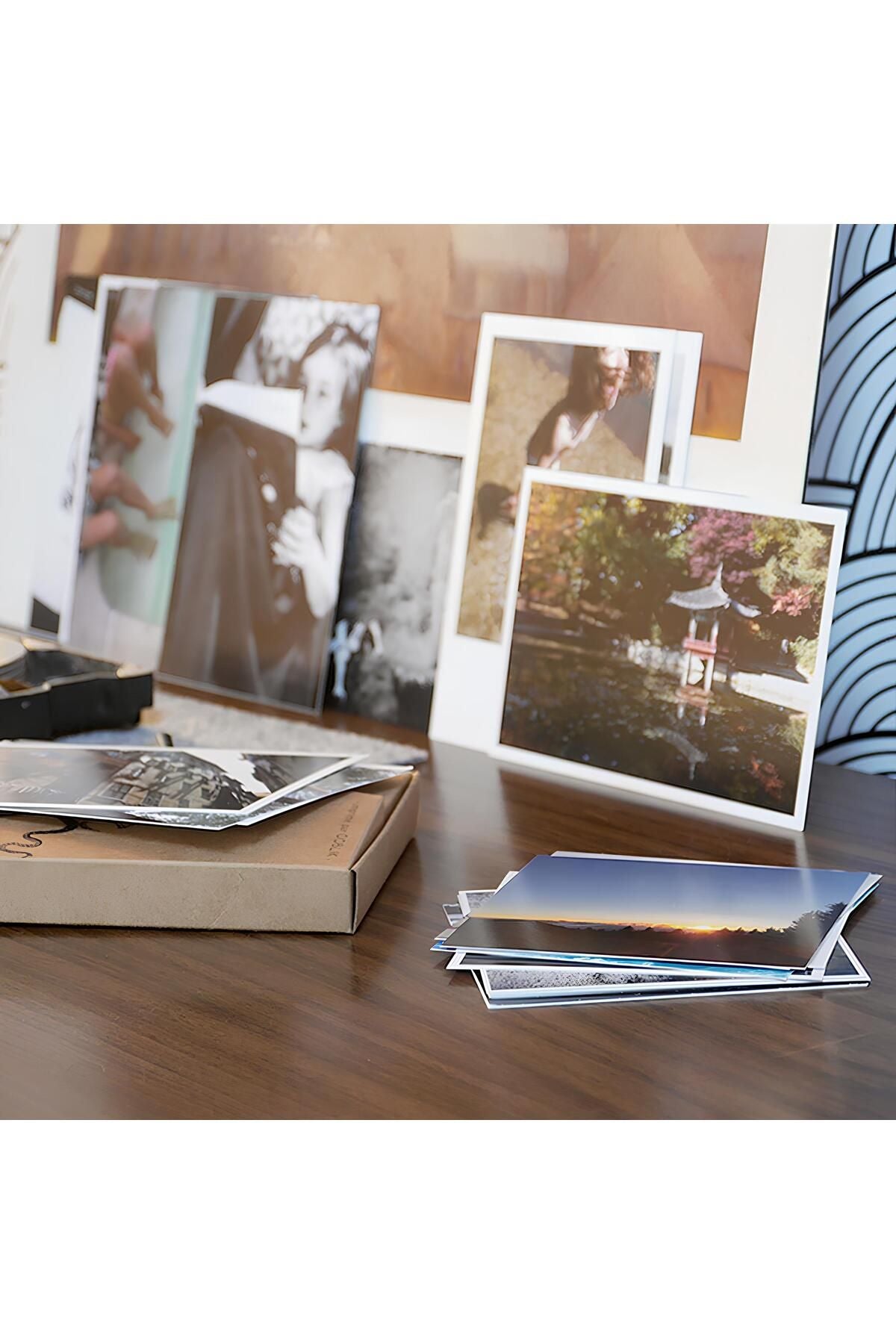 arkadaşa hediye 7.5x10 cm boyutunda polaroid anı kartı baskısı