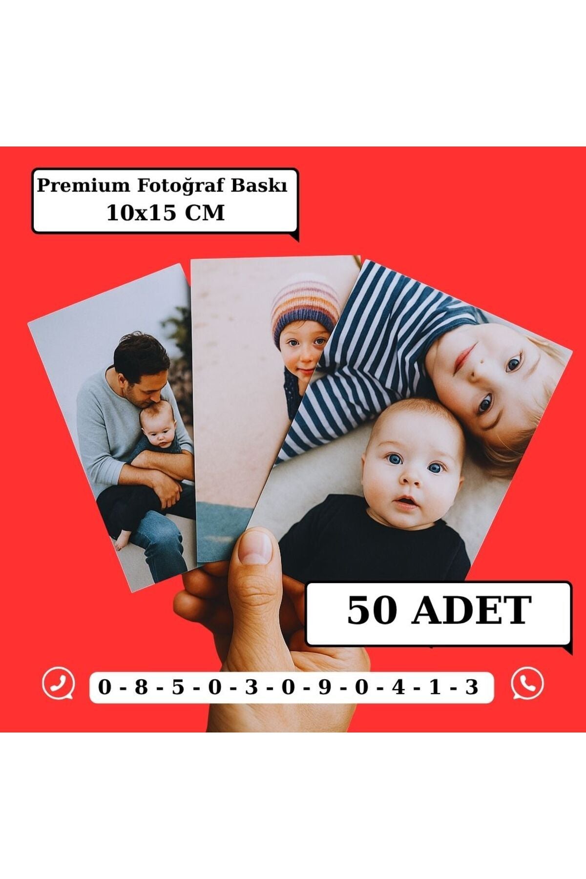 düğün fotoğrafları için 50 adet kaliteli fotoğraf baskısı seti