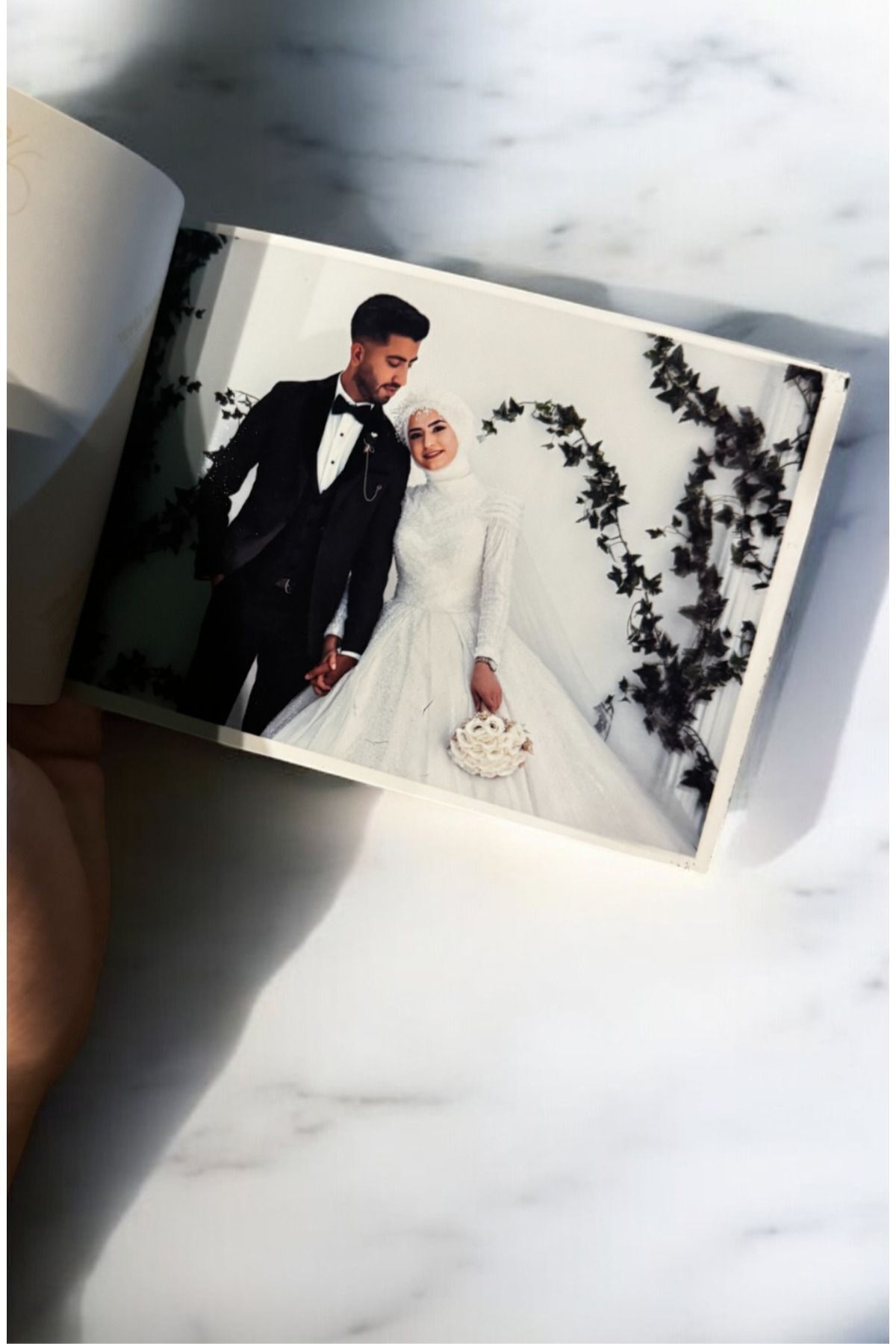 Flipbook düğün anısı temalı 20 sayfa iç sayfa görseli