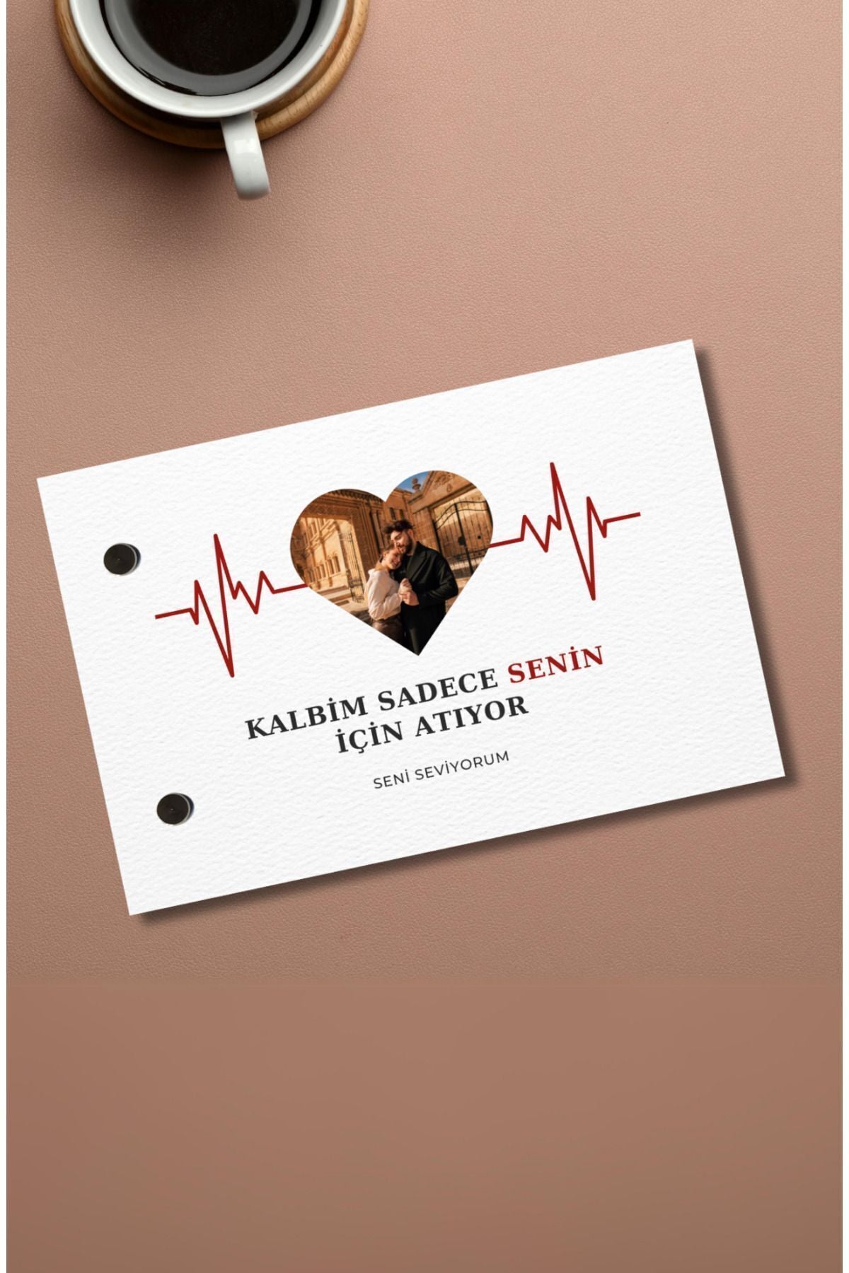Flipbook kalp ritmi temalı fotoğraf albümü detay görseli
