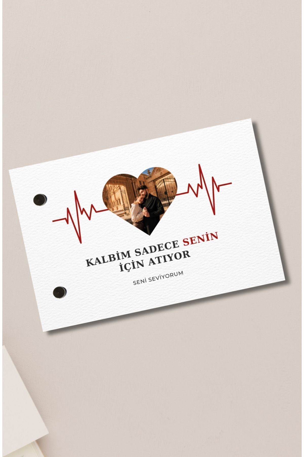 Kişiye Özel Flipbook Kalp Ritmi Temalı 20 Sayfa Fotoğraf Albümü - MementoBoxes