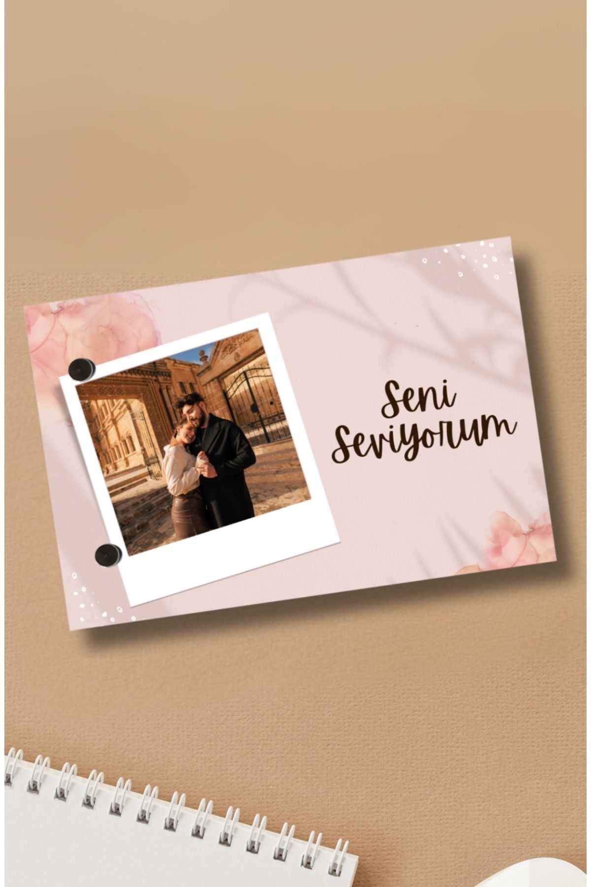 Seni seviyorum temalı kişiye özel flipbook fotoğraf albümü