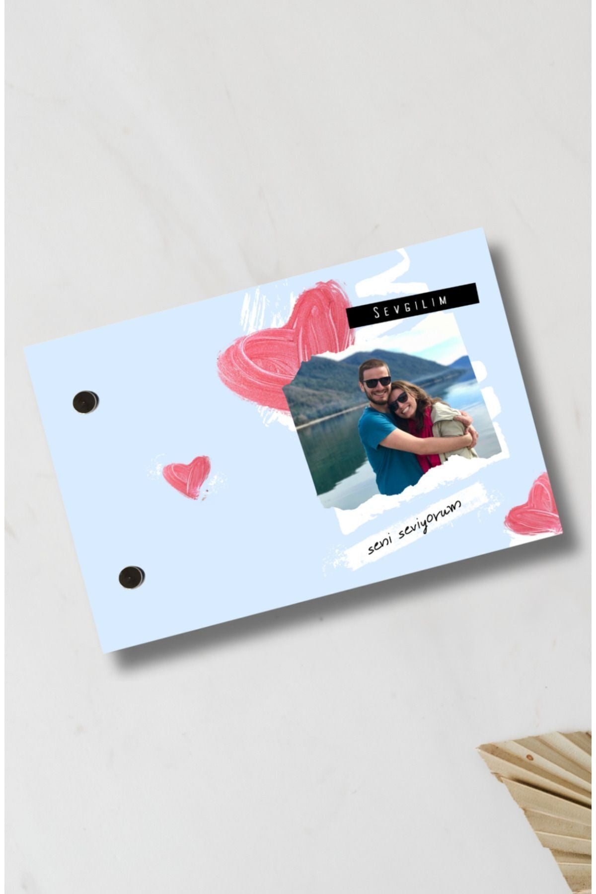 Sevgilim temalı kişiye özel flipbook fotoğraf albümü