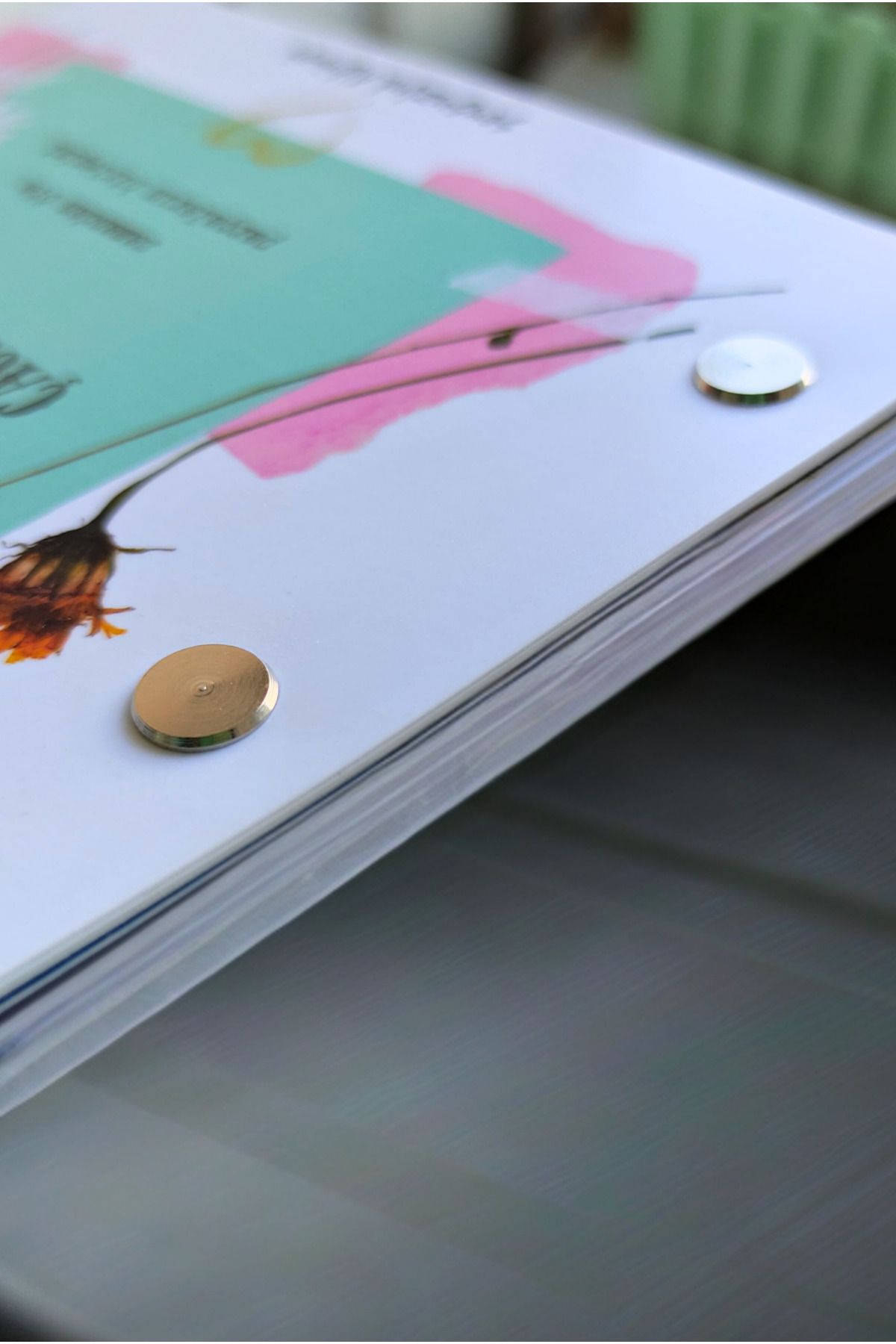 Uzun zamanlar temalı flipbook albüm ön kapak görseli