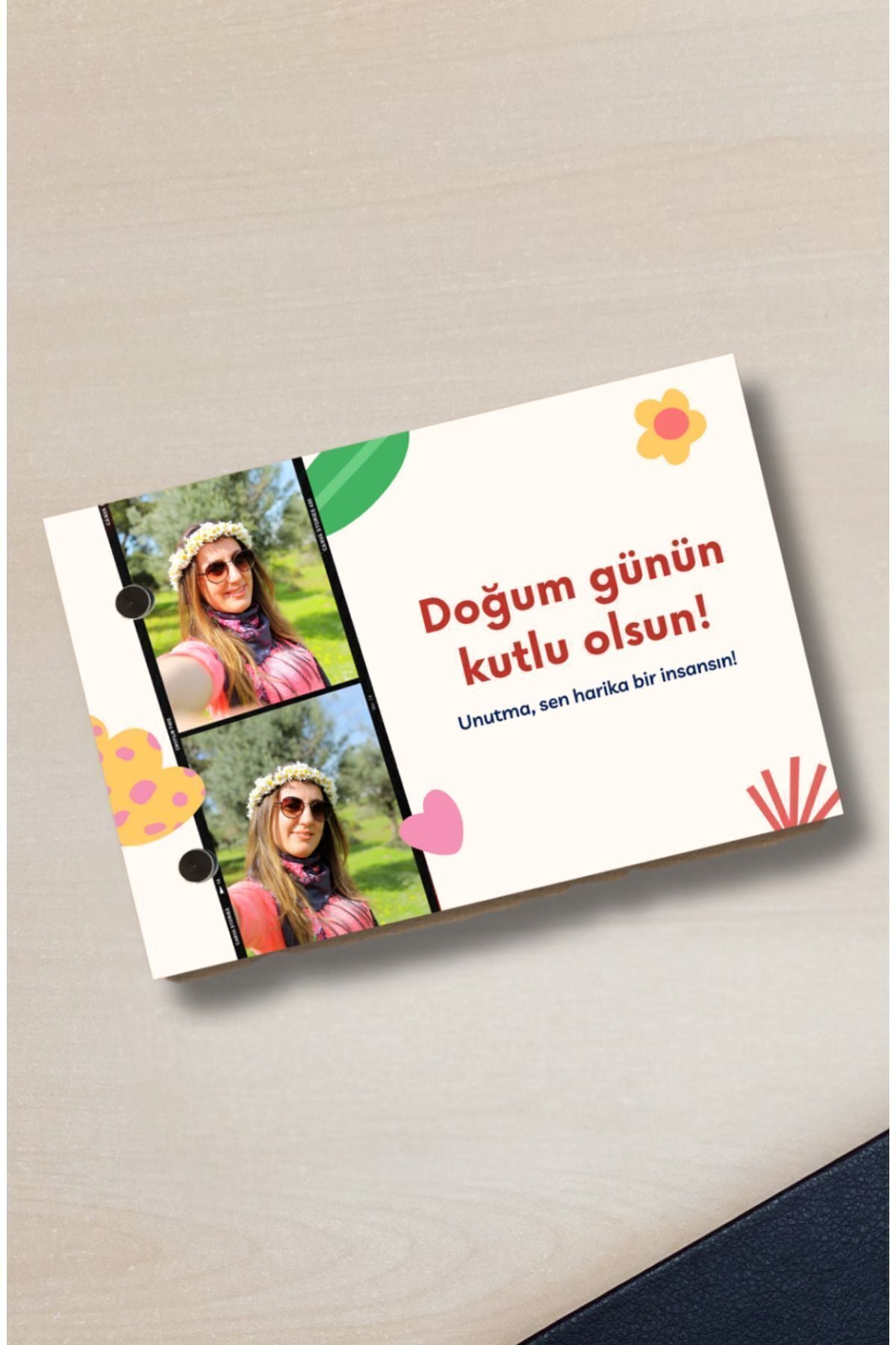 Kişiye Özel Flipbook Iyiki Sen Temalı 20 Sayfa Fotoğraf Albümü - MementoBoxes