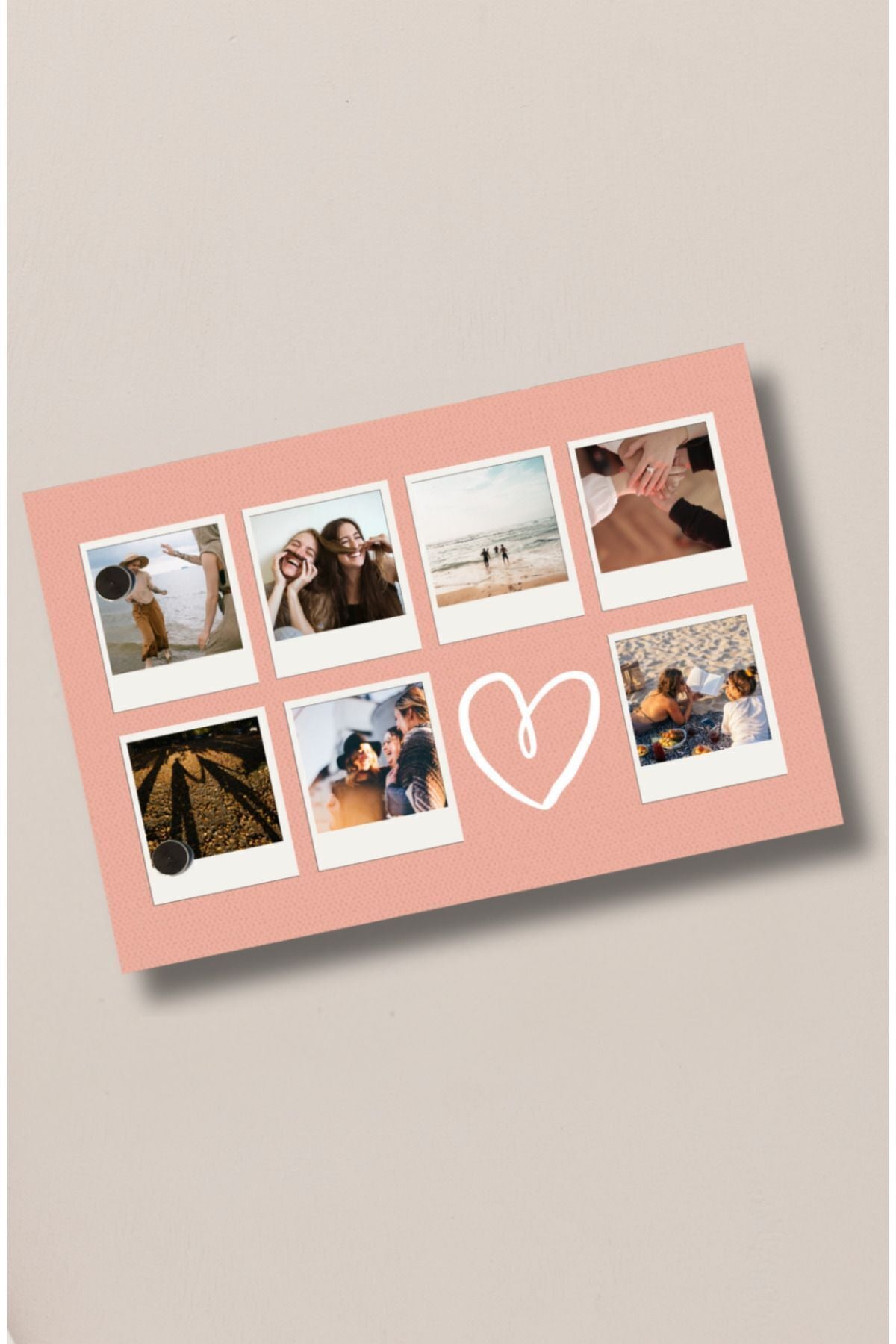 Kişiye Özel Flipbook Pembe Renk Temalı 20 Sayfa Fotoğraf Albümü - MementoBoxes