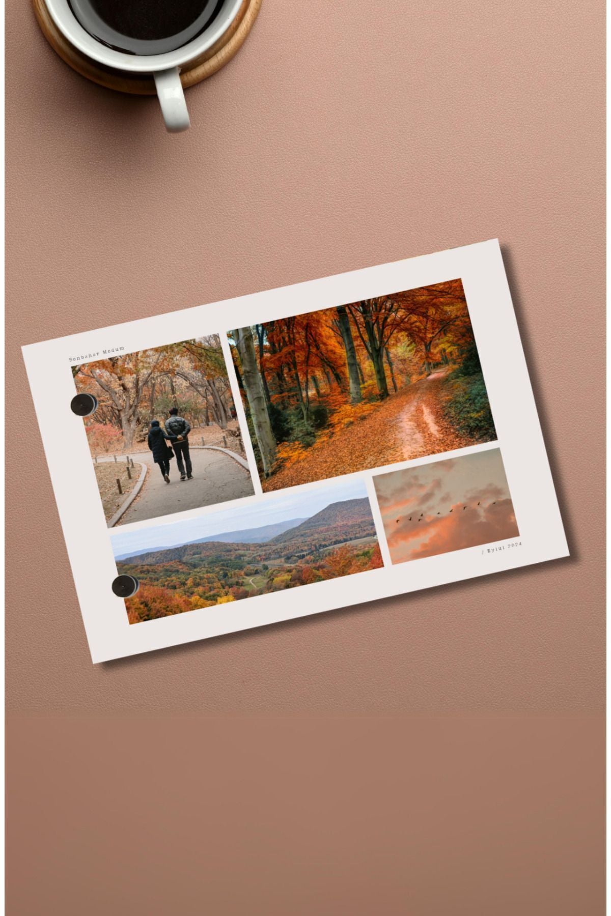 Kişiye Özel Flipbook Sonbahar Zamanı 20 Sayfa Fotoğraf Albümü - MementoBoxes