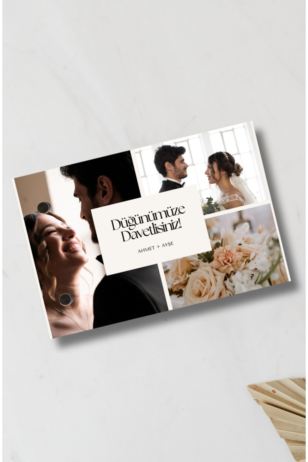 Kişiye özel düğün anısı flipbook fotoğraf albümü
